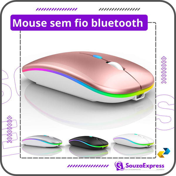 Mouse sem fio Bluetooth