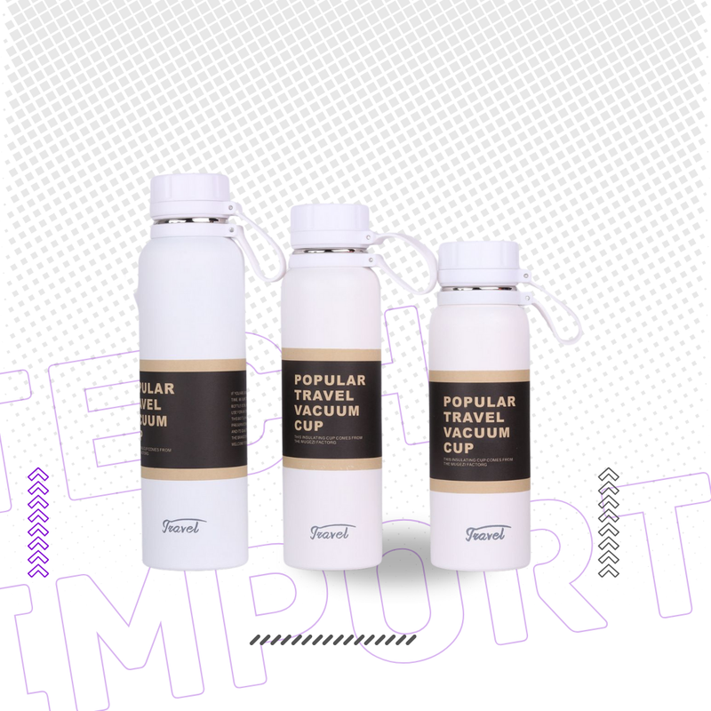 Garrafa Térmica Esportiva - Duplo Aço Inoxidável