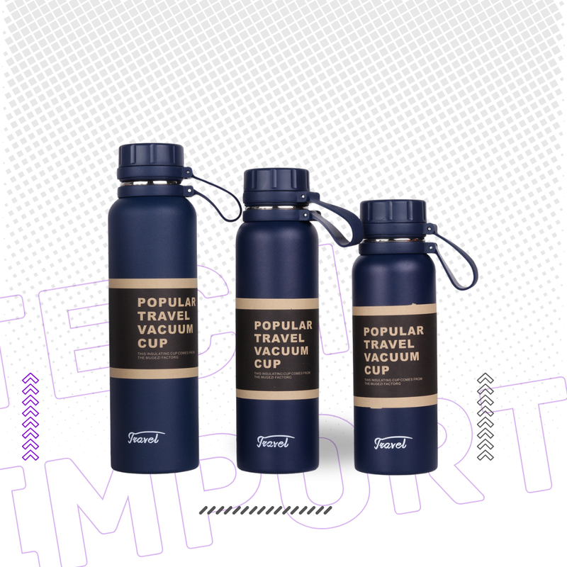 Garrafa Térmica Esportiva - Duplo Aço Inoxidável